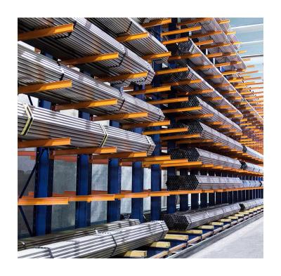 China Manufacture Factory Customized 800-1000KG Per Arm Metal Warehouse Cantilever Steel Storage Coil Rack Shelf for sale