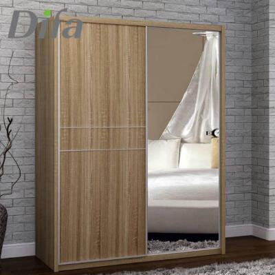 China Customized Customization Sliding Mirror Free Standing Closet Doors Wardrobe For Bedrooms for sale