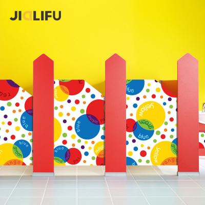 China Jialifu Kindergarten Children Bathroom Toilet Partition Fireproof Material Pampanga for sale