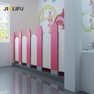 China Ireland Nursery Toilet Compartment Fire Retardant Solid Phenolic Partitions for sale