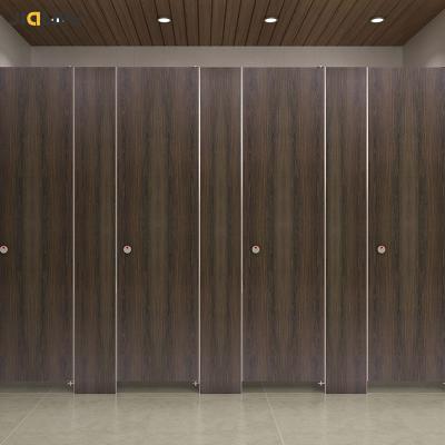 China fireproof cheap hpl panel wooden toilet partition price mall 12mm for sale