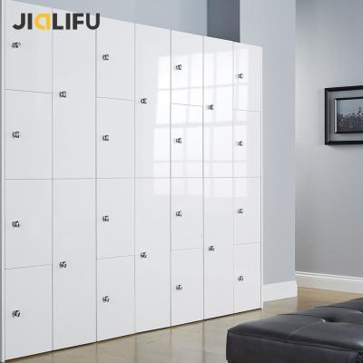 China Jialifu MDF Waterproof Public Gym Locker Keyless Cabinet for sale