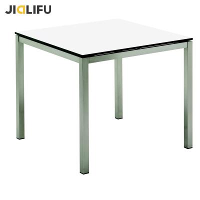 China HPL Designs Waterproof Created Dining Table for sale