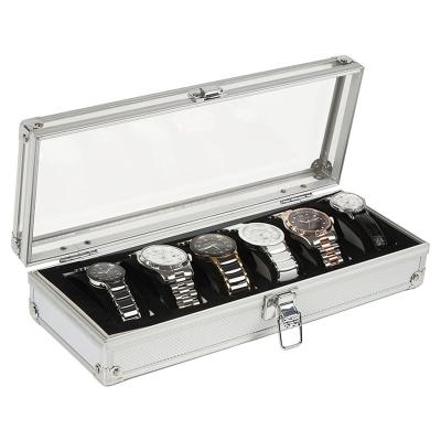 China Superior Protection For Valuables Items During Transport China Manufacturer Promotional Display Travel Aluminum Watch Case With Pillows for sale