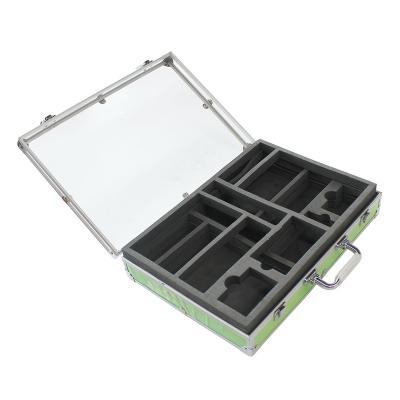 China Aluminum Alloy Shockproof Tool Box Display Case Instrumentation Box Portable Warehouses Shelf for sale