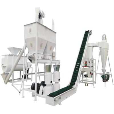 China Make Animal Feed Small Poultry Feed Pellet Making Machine / Animal Feed Processing Machinery / Chicken Feed Production Line for sale