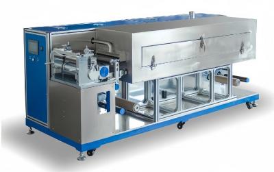 China Laboratory Pouch Cell Assembly Lithium Battery Three Roll Transfer Coating Machine for sale