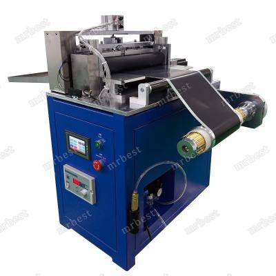 China Auto Cylindrical Cell Machine Battery Electrode Shear Cutting Machine 300mm for sale