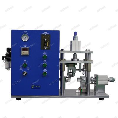 China Desktop Semi Auto Cylindrical Cell Machine 300r/s Cylindrical Cell Grooving Machine for sale