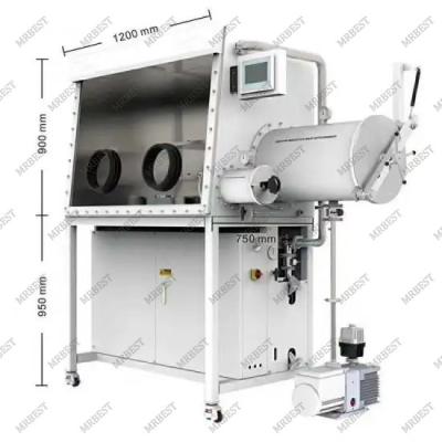 China One Work Station Vacuum Glovebox 304 Stainless Steel Customized for sale