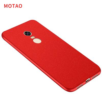 China Scratch Resistance For Redmi 5 Plus Case Custom Design Sandstone Silicone Cell Phone Case for sale