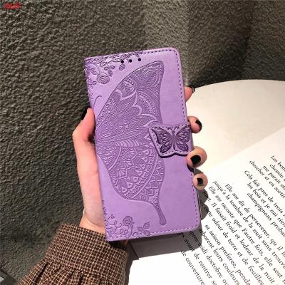 China Anti-fall Butterfly Printing Multifunctional Card Slots Wallet Back Cover PU Leather Case Mobile Phone Case for sale