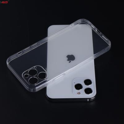 China Anti-fall For Cell Phone Transparent Back Cover Crystal Case For iphone 12 Pro Shockproof Clear Phone Cases for sale