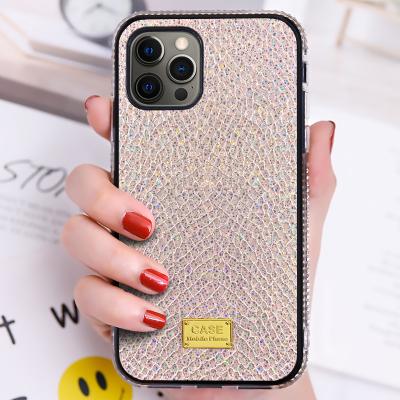 China Diamond Protective Phone Case Custom 11Pro 12Promax Mobile Phone Case Anti-fall Wholesale Price for sale