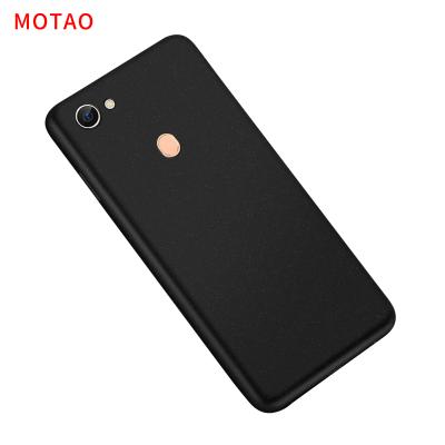 China Scratch Resistance / Anti-fingerprint Matt Shockproof Phone Case For OPPO F7 Case With Sandstone Cover for sale