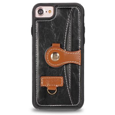 China High Quality PU Leather Scratch Resistance Wallet Ultra Thin Slim Phone Case Cell Phone Case For iPhone X Case With Credit Card Wallet for sale