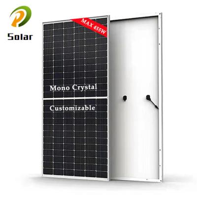 China Factory Customization Monocrystalline Silicon Solar Panel 144Cell 435W 440W 450W 455W Mono Bifacial Solar Panels for sale