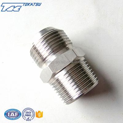 China Seal Hydraulic Fitting Used To Connect To Hose ISO Approved Nipple Type Stainless Steel Screw Hydraulic Hose Fitting for sale