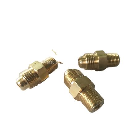 China Connect To Machine And Hose Brass Material UNEQUAL MALE THREAD , NPTF X NPTF HOSE ADAPTER for sale