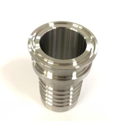 China Hydraulic seal fitting used to connect to SANITARY HOSE STAINLESS STEEL FOOD GRADE - TRI-CLAMP HOSES END for sale