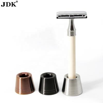 China Double Edge Razor Single Blade Black Safety Razor For Men With Safety Razor Holder for sale