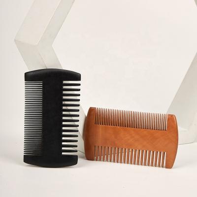 China Fashionable JDK Appearance Custom Logo Wooden Beard Comb For Hair Styling Tool for sale