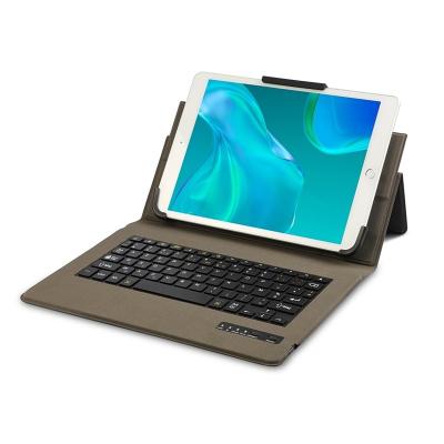 China Light Weight PU leather case Universal Tablet Keyboard Case With TPU hold and metal hold for all size tablet for sale