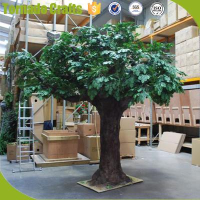 China 2017 New Design Environmentally Friendly Synthetic Artificial Amazing Oak Plants Home Decoration for sale