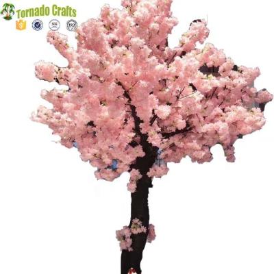 China Eco-Friendly Tornado Crafts 2 METER TALL FAUX CHERRY BLOOM TREE WITH ARTIFICIAL FLOWER PINK for sale