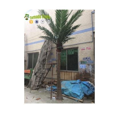 China Eco-friendly Materials 2020 New Products Made In China Factory Wholesale Plastic Outdoor Artificial Coconut Palm Tree For Garden Decoration Home Decor for sale