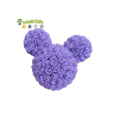 China Environmental Friendly Artificial Flower Rose Mickey Mouse PE Foam Bouquet For Kids for sale