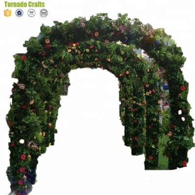 China Environmental Friendly New Design Artificial Boxwood Preserved Topiary Boxwood Hedge Gate Arch for sale