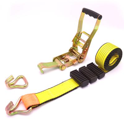 China Polyester Ratchet Tie Down Car Truck Binding Strap With Hook 5000kg for sale