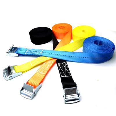 China Polyester 1inch Cam Buckle For Webbing Strap Lashing Down Strap Motorcycle Cam Buckle Link Straps 250kgs for sale