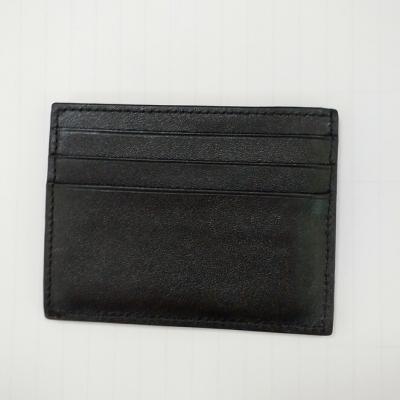 China 2018 high quality new design pu/genuine color man leather black wallet for sale