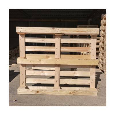 China Hot Selling Heavy Duty Eco-friendly Pallet Standard Wood Pallet Heavy Duty Natural Wooden Pallets For Warehousing Logistics for sale