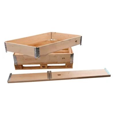 China Eco-friendly Pallet Made in China Wooden Pallet Hooping Pallet Collar Strong and Durable Hinge for Wooden Box for sale