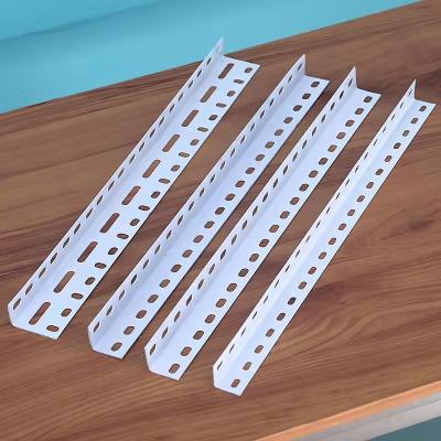 China Cheap House Price Perforated Holes24*24mm Equal Uneven Powder Coated Slotted Angle Steel Bars for sale