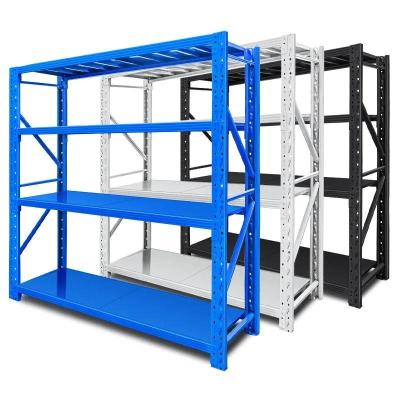 China Home Shelving 1000mm*400mm*2000mm Lightweight Single Sided Multilayer Adjustable Storage Racks Commercial Storage Pallet Warehouse Industrial Shelf for sale