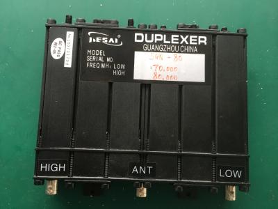 China Black color Band Reject Duplexer , 50 Watt 66 - 88MHz Duplex Filter for sale