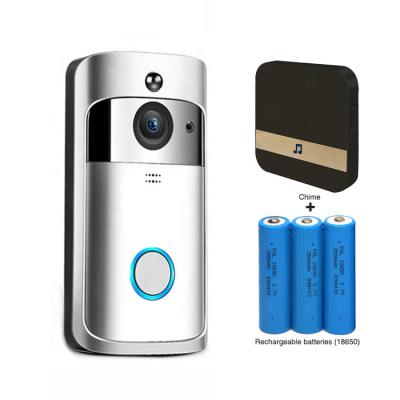 China Tuya HD 720p night vision video intercom doorbell motion detection smart wifi wireless ring camera doorbell for sale