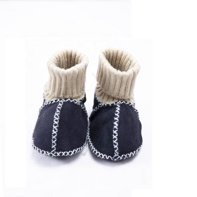 China Deodorization FUR Baby Sheepskin Toddler Wool Shoes Lamb Boots Booties Shoes For Kids Children for sale