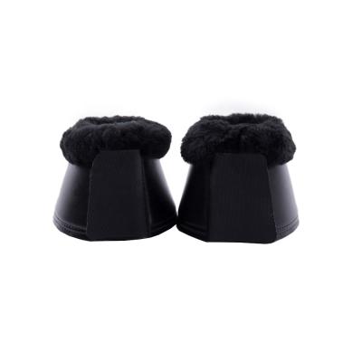 China Durable High Quality Fashion Sheepskin Neoprene Merino Horse Bell Boots for sale