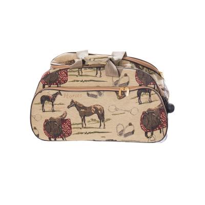 China Cheap Leather Vintage Bag Luggage Carry Bag For Horse Care Products for sale