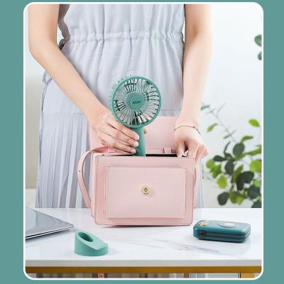 China Portable Mini Air Cooling Fan Usb Rechargeable Handheld Fan Easy Carry High Quality 5V Macaron Color Table for sale