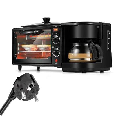 China Household new products 3 in 1 breakfast makers multifunctional coffee machine universal lightweight electric breakfast machine for sale