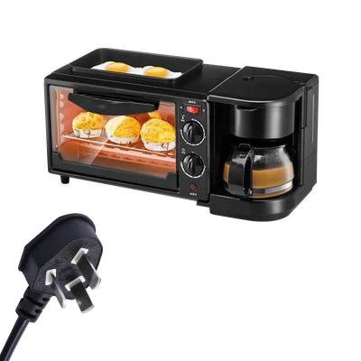 China Household New Arrival 3 in 1 Breakfast Makers Multifunctional Coffee Machine Universal Lightweight Electric Breakfast Machine for sale