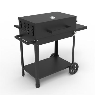 China Modern Portable Charcoal Grill with Wheels for BBQ Camping BBQ Charcoal Charcoal Outdoor Cooking Grill for sale