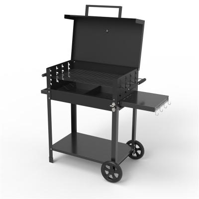 China Easily Assembled 2000 Outdoor Charcoal Grill With Side Tables Grate In The Grill System Charcoal Grills Outdoor Cooking Grills for sale