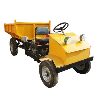 China Professional China Mini Mining Dumper 4 Wheels Diesel Power Dumper < 4L for sale